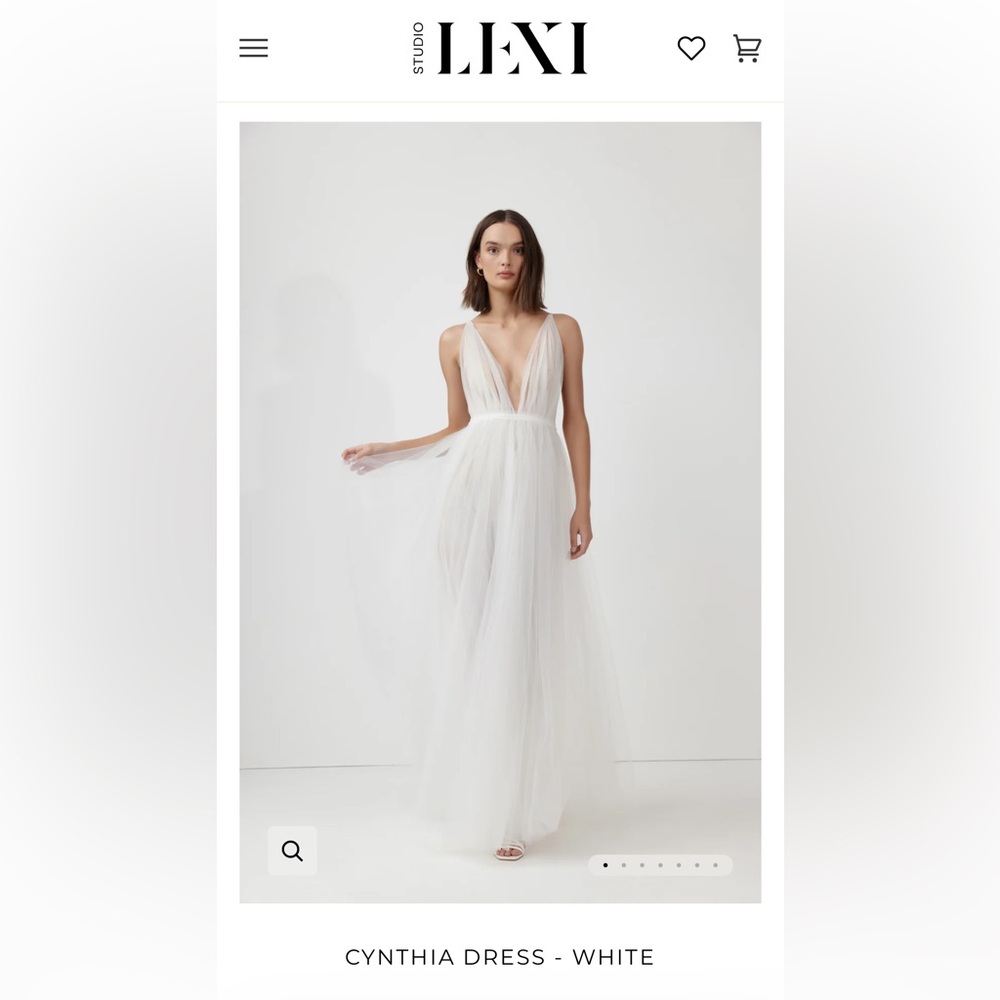 Cynthia White Maxi Dress Gown